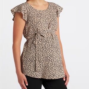 Full Moon
Claire Maternity Tie Front Blouse